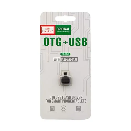 Переходник Earldom ET-OT40OTG Adapter, Черный