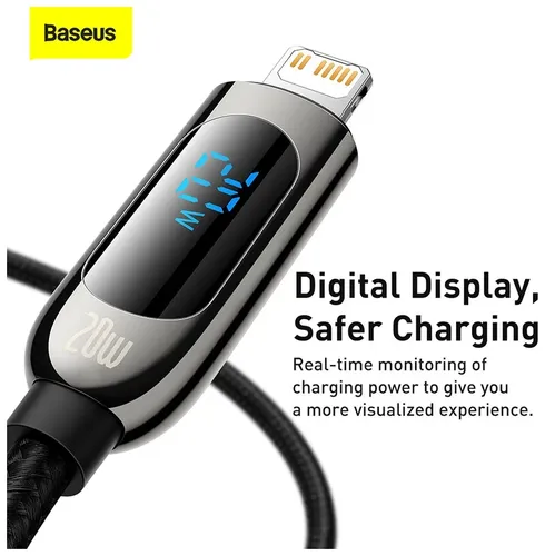 Кабель BASEUS Data cable ty-c to lighting, Черный