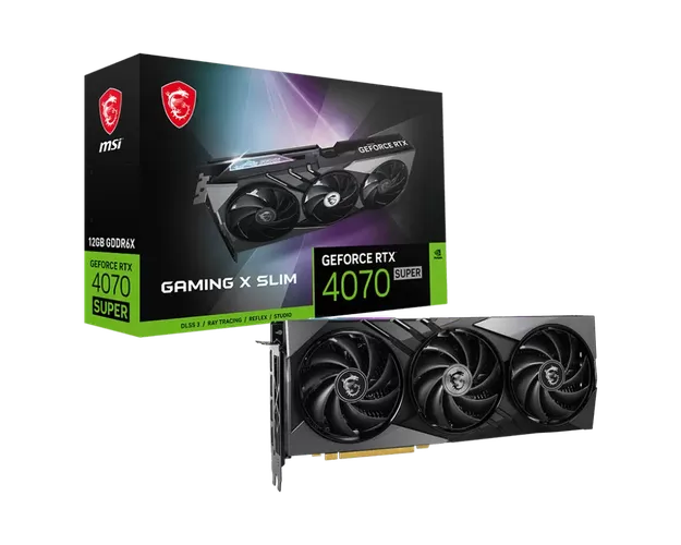 Видеокарта MSI GeForce RTX4070 Super Gaming Slim 912-V513-648 | 12 GB | 128 Bit | GDDR 6X