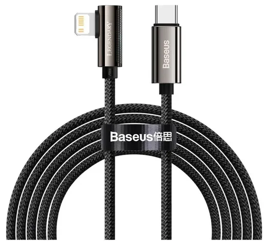 Кабель BASEUS Legend Series Elbow Fast Charging Data Cable USB to LightningCATLCS-01, Черный