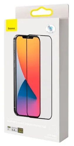 Стекло BASEUS Full-screen and Full-glass Tempered iPhone 12 pro max, Черный, в Узбекистане