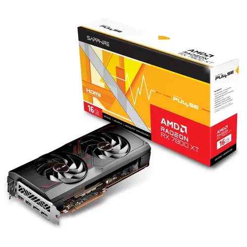 Видеокарта Sapphire Pulse Amd Radeon RX7800XT Gaming 11330-02-20G | 16 GB | GDDR 6 | Dual HDMI