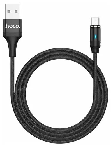 Кабель Hoco U76 Fresh magnetic charging cable for Type-C, Черный