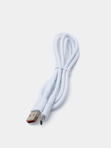 Кабель Denmen D08T Cable D08V For TYPE-C, Белый, в Узбекистане