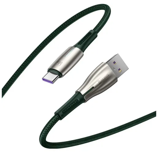 Кабель Baseus CATSD-N06 USB to Type-C, Зеленый, фото