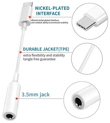 Переходник JOYROOM SH-C1 Typ-C to, Белый, в Узбекистане