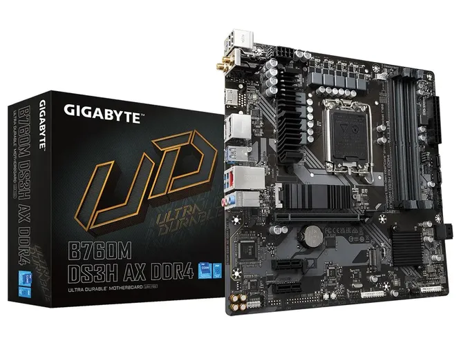 Материнская плата Gigabyte B760M DS3H AX | DDR4 | LGA1700