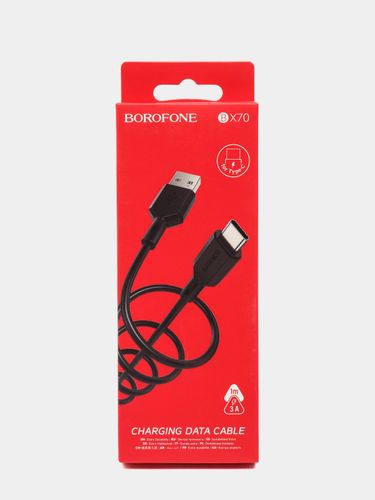 Кабель BOROFONE BX70 USB to Type-c, Черный