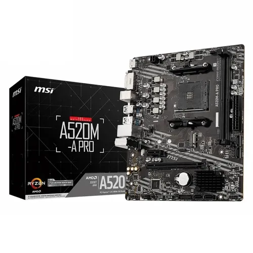 Bosh plata MSI Amd AM4 A520М-A Pro | DDR4