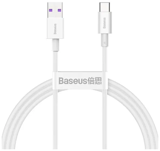 Кабель USB BASEUS Superior Series Fast Charging USB - Type-C CATYS-02, Белый