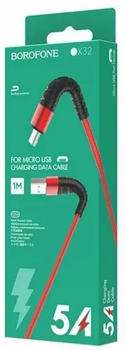 Кабель BOROFONE BX32 USB to Micro, Красный