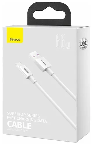 Кабель USB BASEUS Superior Series Fast Charging USB - Type-C CATYS-02, Белый, купить недорого