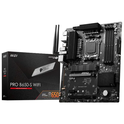 Bosh plata MSI Amd AM5 Pro B650-S Wifi | DDR5