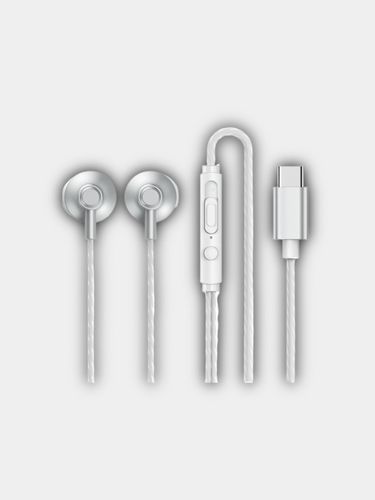 Проводные наушники Remax RM-711a TYPE-C Wired Earphone, Белый, купить недорого