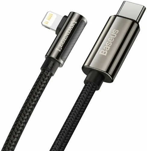 Кабель BASEUS Legend Series Elbow Fast Charging Data Cable USB to LightningCATLCS-01, Черный, фото