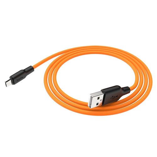 Кабель Hoco X21 Plus Silicone charging cable, Оранжевый