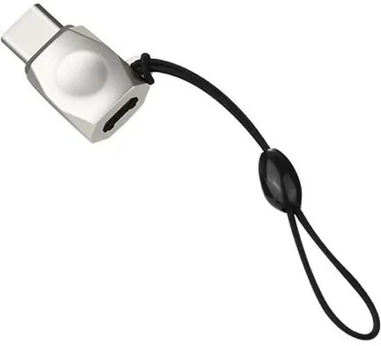 Переходник Hoco UA8 Type-C adapter micro USB to type-c, Серый, купить недорого