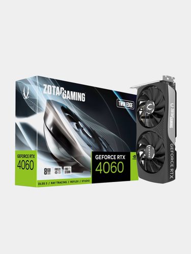 Видеокарта Zotac GeForce RTX4060 Twin Edge | 8 GB | GDDR 6X | 128 bit | HDMI