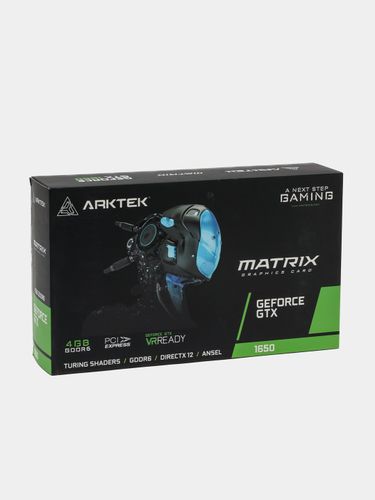 Videokarta Arktek GeForce GTX1650 | 4 GB | 128 Bits | GDDR 6