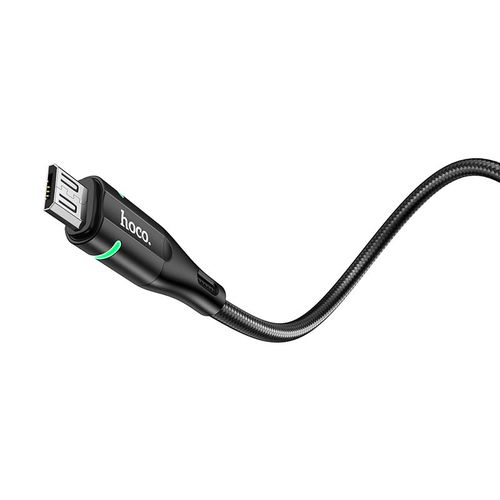 Кабель Hoco U93 Shadow charging data cable for Micro, Черный