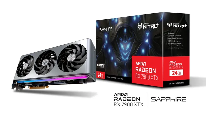 Видеокарта Sapphire Ati Radeon RX7900XTX Gaming OC Vapor-X 11322-01-40G | 24 GB | GDDR 6 | Dual HDMI, купить недорого