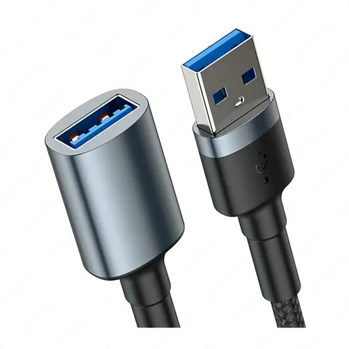 Переходник BASEUS cafule Cable USB 3.0 Male TO USB 3.0, Черный, купить недорого