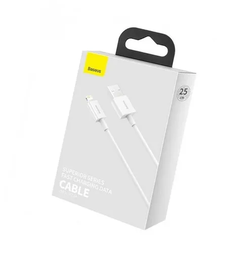 Кабель BASEUS Superior Series Fast Charging Data Cable USB - Lightning, Белый, купить недорого