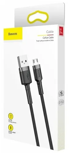 Кабель BASEUS Cafule Cable USB - Micro USB, Черный, фото