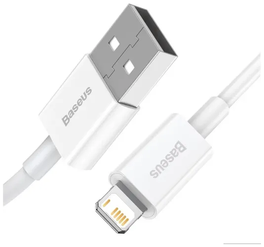 Кабель BASEUS Superior Series Fast Charging Data Cable USB - Lightning, Белый, купить недорого