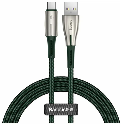 Кабель Baseus CATSD-N06 USB to Type-C, Зеленый, фото