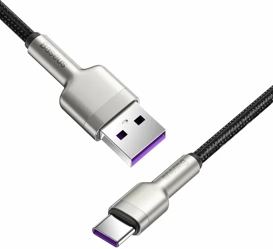 Кабель BASEUS Cafule Series Metal Data Cable USB to Type-C CATJK-01, Черный, в Узбекистане