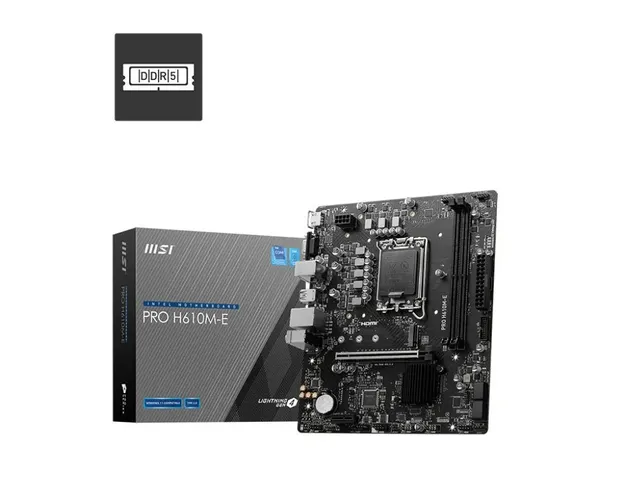 Bosh plata MSI Pro H610M-E | DDR5 | LGA1700