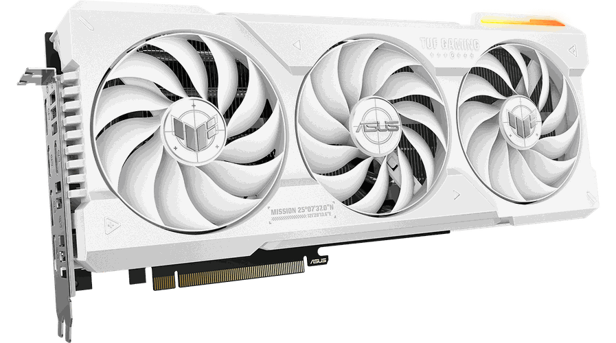 Videokarta Asus GeForce RTX4070Ti TUF Gaming OC TUF-RTX4070Ti-O12G-White-Gaming | 12 GB | 192 Bit | GDDR6X