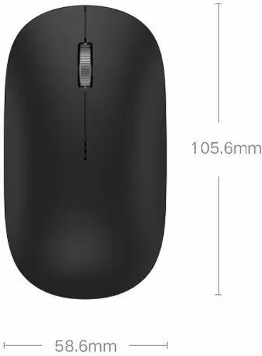 Беспроводная мышь Xiaomi Wireless Mouse Mute Version E318 Intel, Черный, в Узбекистане