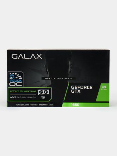 Videokarta Galax GeForce GTX1650 G-T66O-65SQL8DS93E1 | 4 GB | 128 Bit | GDDR 5