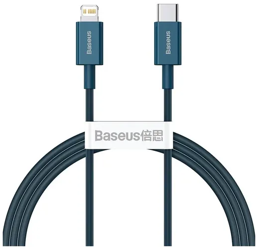 Кабель BASEUS Superior Series Fast Charging Data Cable Type-C to Lightning CATLYS-A03, Синий