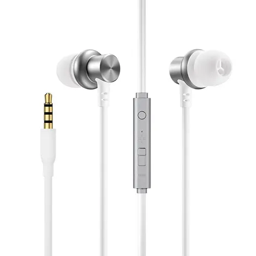 Наушники Joyroom JR-EL115 Plastic Wired Earphone, Серебристый