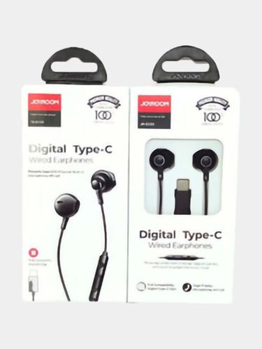 Наушники Joyroom JR-EC03 Digital Type-C Wired Earphones, Черный, в Узбекистане