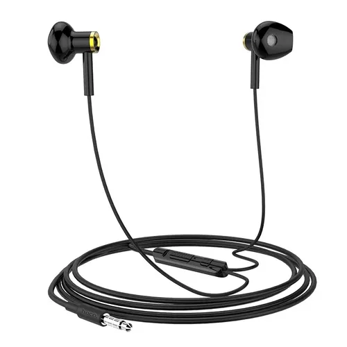 Наушники Hoco M47 Canorous wire control earphones, Черный