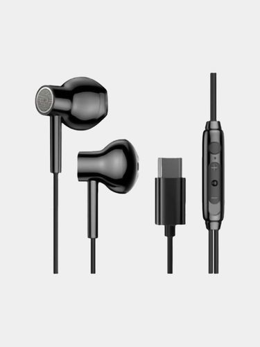 Наушники Joyroom JR-EC03 Digital Type-C Wired Earphones, Черный