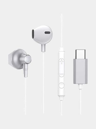 Наушники Joyroom JR-EC03 Digital Type-C Wired Earphones, Серый