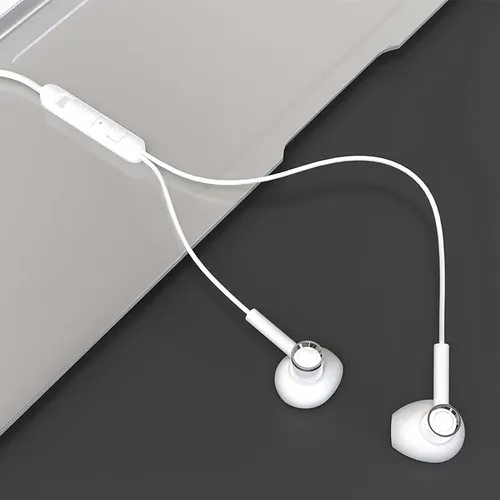 Наушники Hoco M47 Canorous wire control earphones, Белый, в Узбекистане