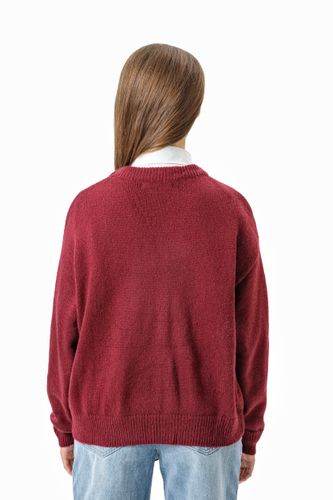 Женский джемпер Terra Pro AW24WKN-92123, Dark Red, O'zbekistonda