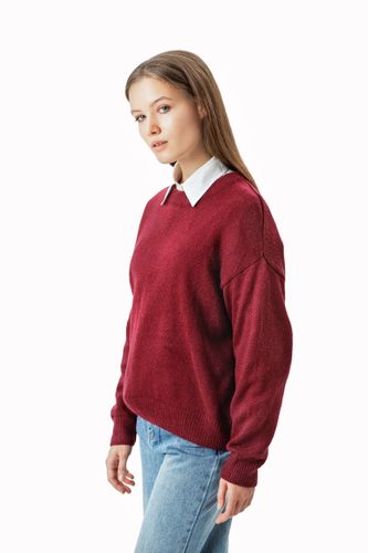 Женский джемпер Terra Pro AW24WKN-92123, Dark Red, купить недорого