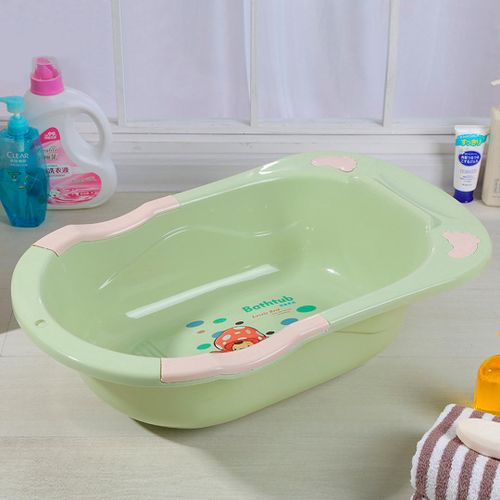 Ванночка для купания рисунком Bathtub Bth-001B, Зеленый