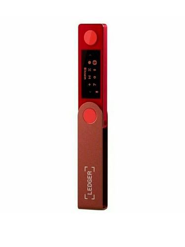 Криптокошелек Ledger Nano X Ruby, Красный, купить недорого