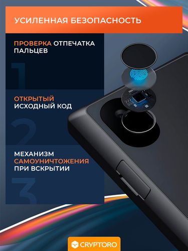 Криптокошелек Keystone 3 Pro, Черный, в Узбекистане