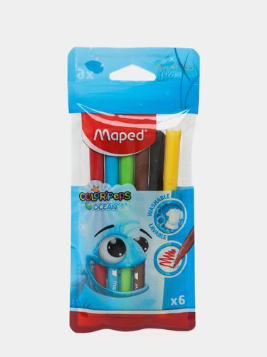 Фломастеры Maped Color Peps Ocean 7237, 6 цветов