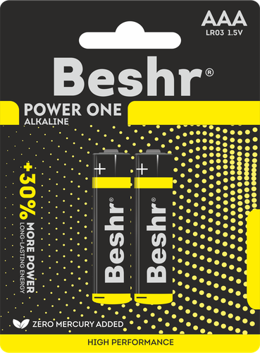 Батарейки Beshr Power max alkaline LR6, 2.0, купить недорого