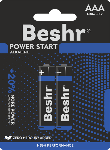 Батарейки Beshr Power Star Alkaline AAA 2B, купить недорого